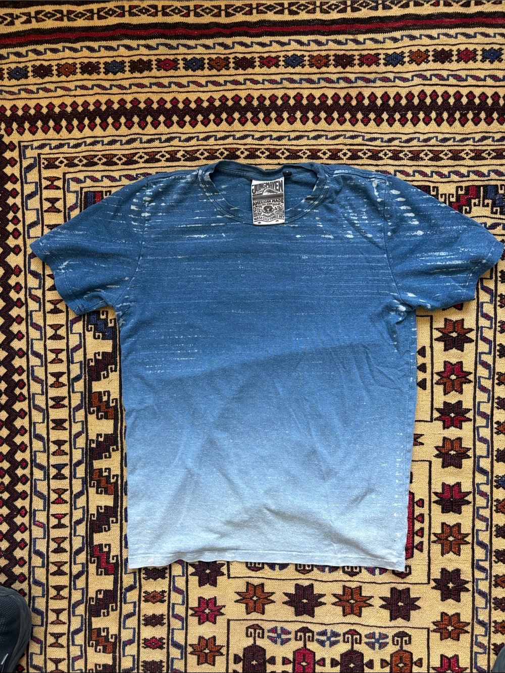 Jungmaven Size Small Hemp T-Shirt Blue